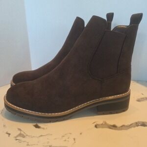 Kensie Women's Kayla Brown‎ Suede Ankle Boots Size 10